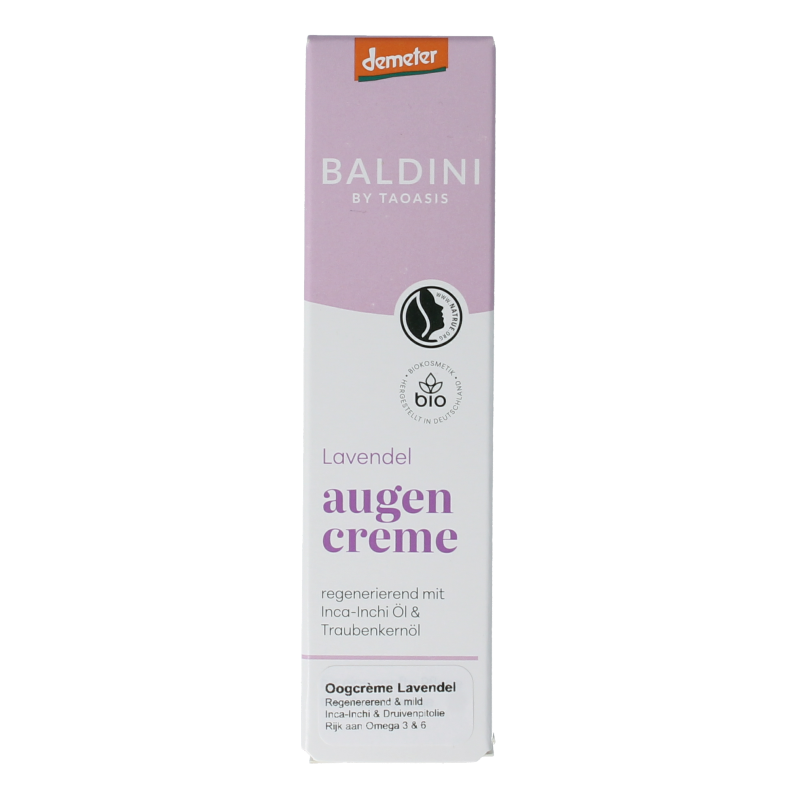 Baldini Oogcreme lavendel regenererend demeter 15 Milliliter