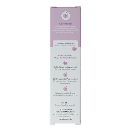 Baldini Oogcreme lavendel regenererend bio demeter 15.00 Milliliter