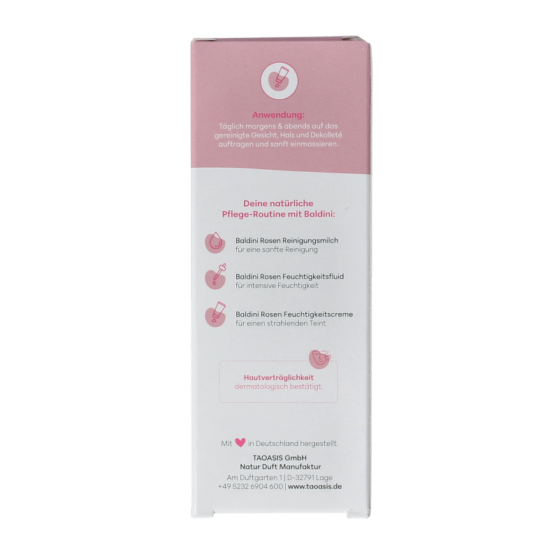 Baldini Lichte creme hydraterend rose demeter 50 Milliliter