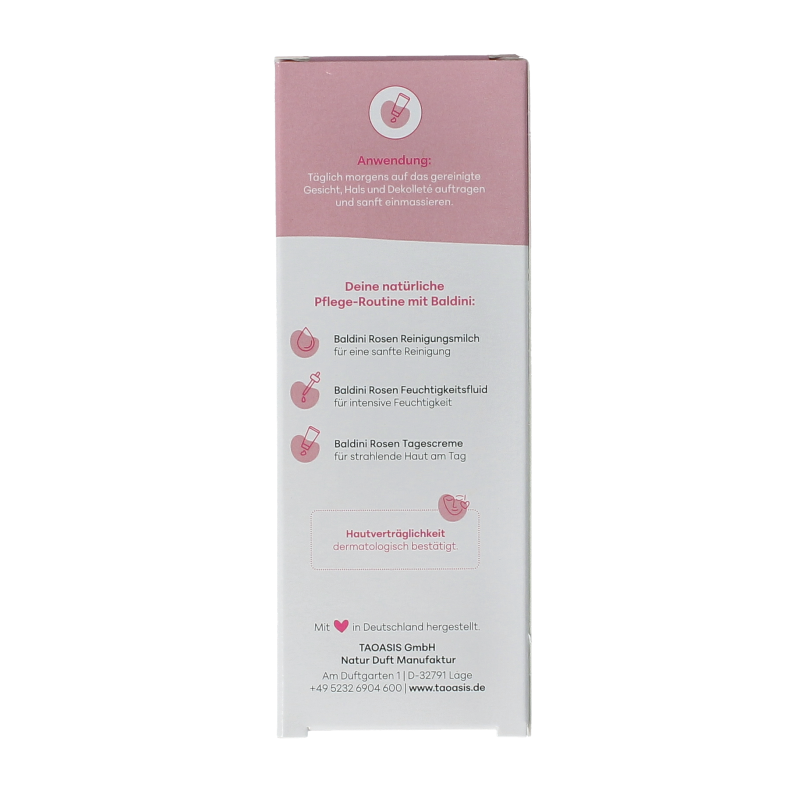 Baldini Dagcreme rijk rose demeter 50 Milliliter