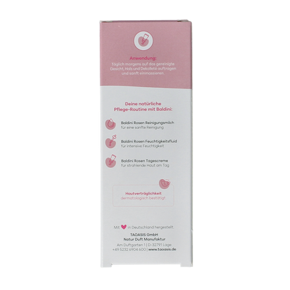 Baldini Dagcreme rijk rose bio demeter 50.00 Milliliter