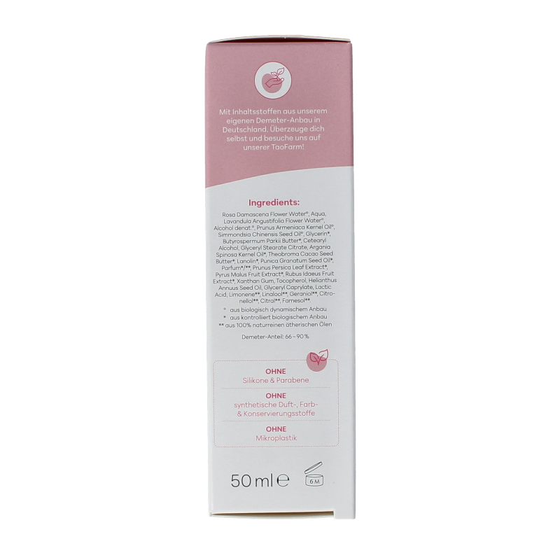 Baldini Dagcreme rijk rose demeter 50 Milliliter