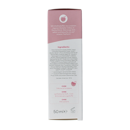 Baldini Dagcreme rijk rose bio demeter 50.00 Milliliter