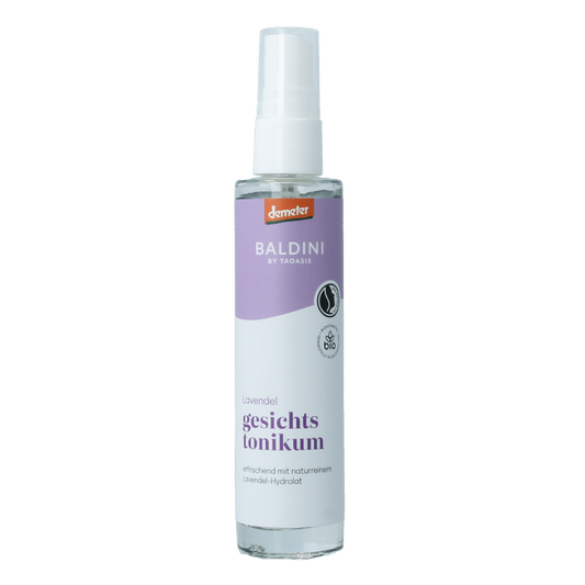 Baldini Gezichtstonic lavendel hydrolaat demeter 50 Milliliter
