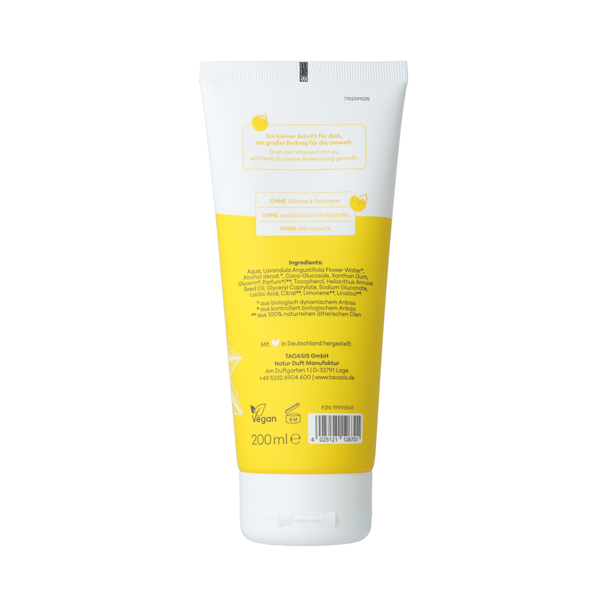 Baldini Douchegel Citrus Bio Demeter 200.00 Milliliter