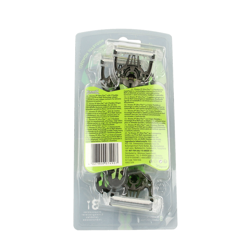 Wilkinson Extreme3 ultraflex mesjes  3 Stuks
