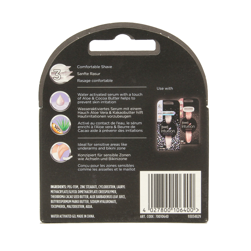 Wilkinson Intuition sensitive touch navulmesjes 4 Stuks
