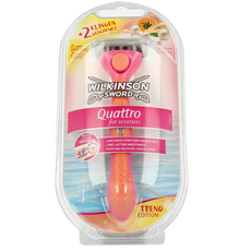 Wilkinson Quattro woman coral razor 1 Stuks