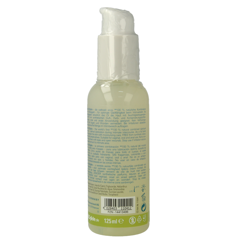 Bioglide Glijmiddel en massageolie 125 Milliliter