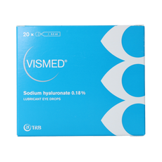 Vismed Oogdruppels medium 0.18% 20.00 Stuks