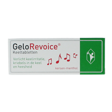 Gelorevoice Keeltabletten kersen - menthol 10.00 Tabletten