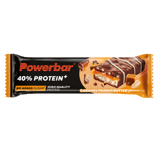 Powerbar Protein+ bar crisp caramel & peanuts 40 Gram