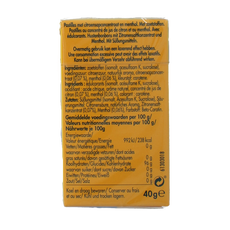 Vicks Citroen menthol suikervrij 40 Gram