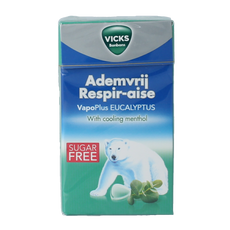 Vicks Ademvrij eucalyptus suikervrij 40.00 Gram
