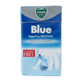 Vicks Blue menthol suikervrij box 40.00 Gram