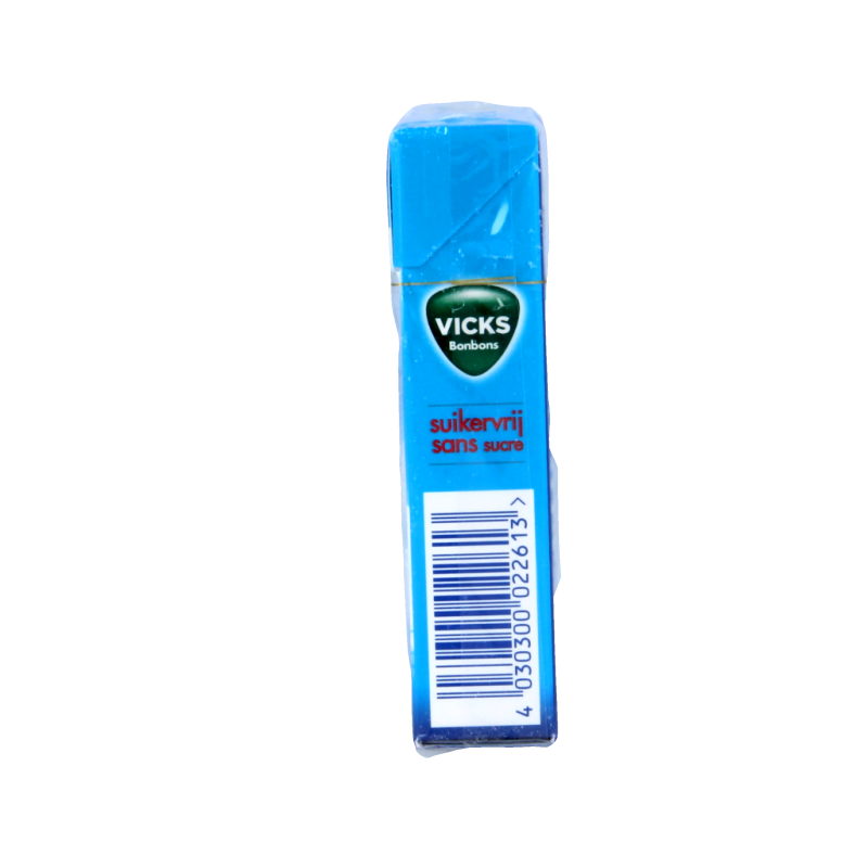 Vicks Blue menthol suikervrij box 40 Gram