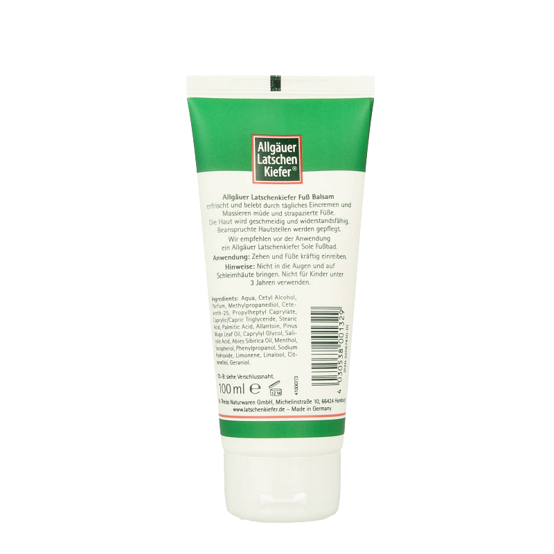 Allgauer Latshen Kiefer Voetbalsem allgasan 100 Milliliter