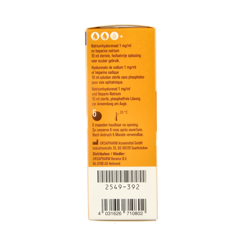 Ursapharm Hylo parin oogdruppels 10 Milliliter
