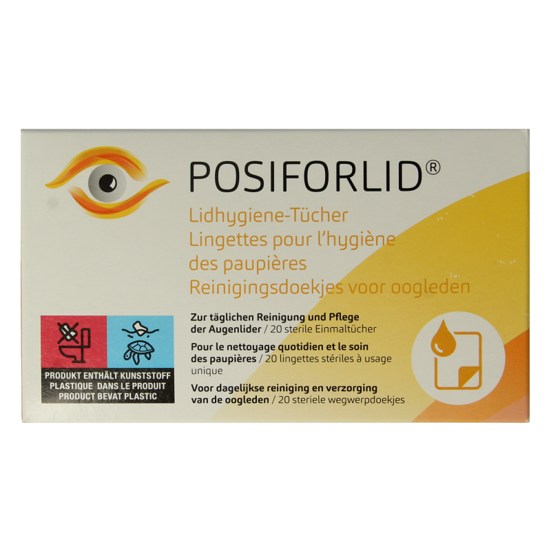 Posiforlid Posiforlid reinigsdoekjes oogleden 20 Stuks