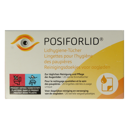 Posiforlid Posiforlid reinigsdoekjes oogleden 20 Stuks