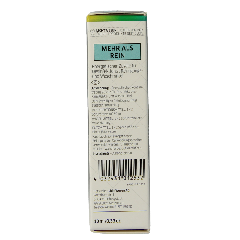 Lichtwesen Energetisch reinigings concentraat meer dan zuiver 10 Milliliter
