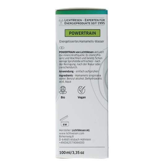 Lichtwesen Powertrain energiespray 100 Milliliter