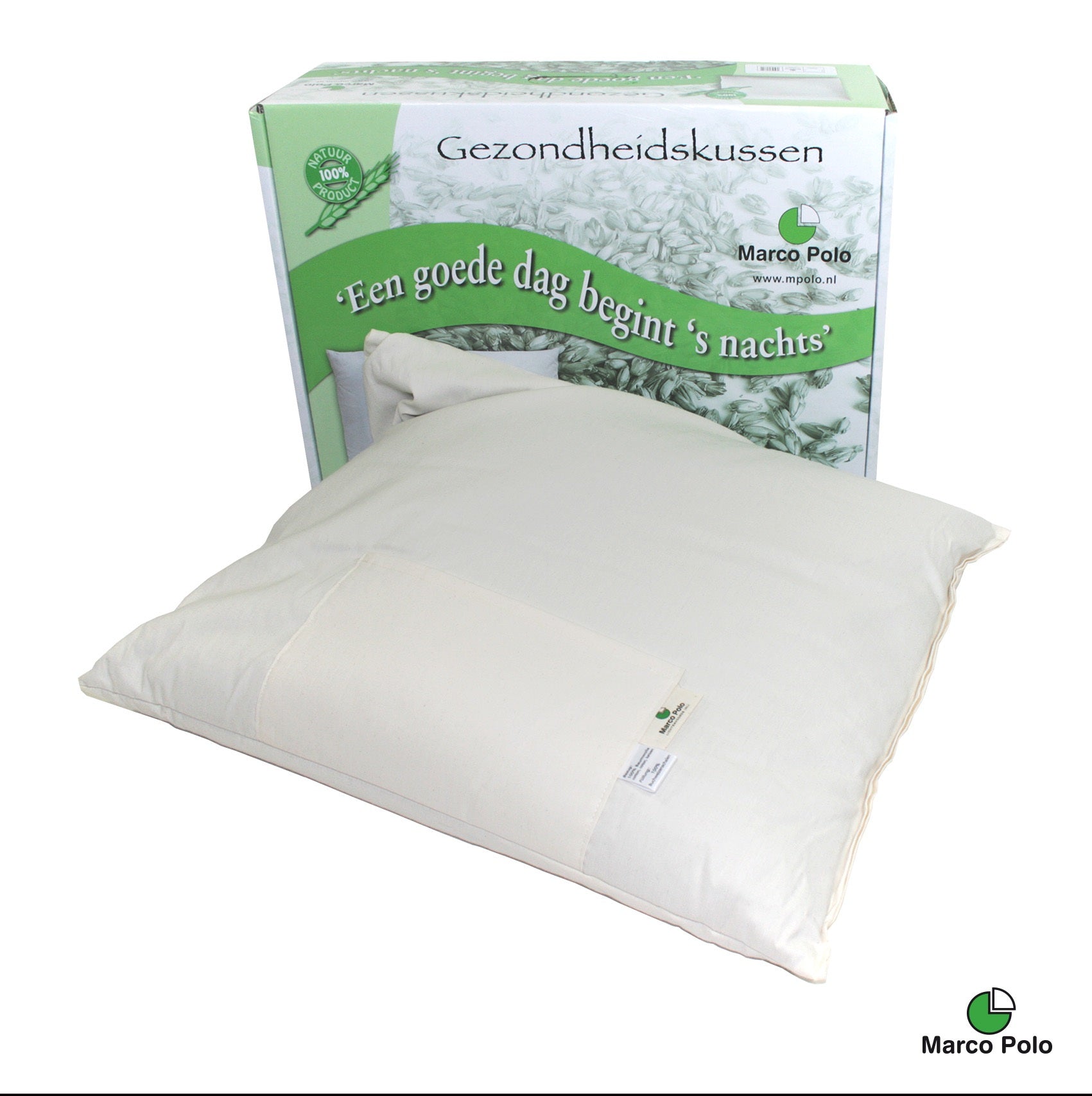 Marco Polo Boekweit kussen 50 x 60cm met ritssluiting 1 Stuks