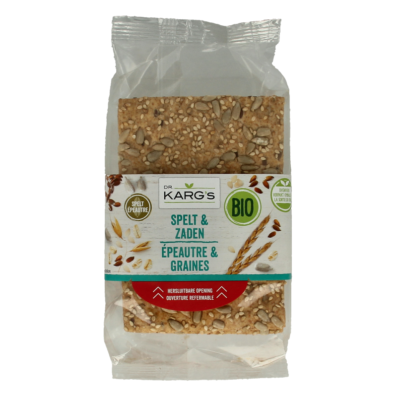 Dr. Karg's Spelt met zaden bio 200 Gram
