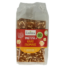 Dr. Karg's Crackers pretzel kaas bio 160 Gram