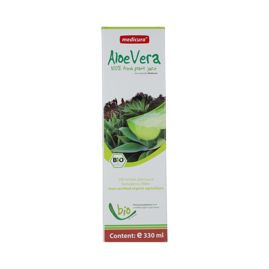 Medicura Aloe Vera 100% sap Bio 330.00 Milliliter