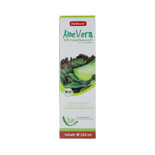 Medicura Aloe Vera 100% sap Bio 330.00 Milliliter