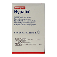 Hypafix Kleefvlies hypoallergeen 10m x 5cm 1 Stuks