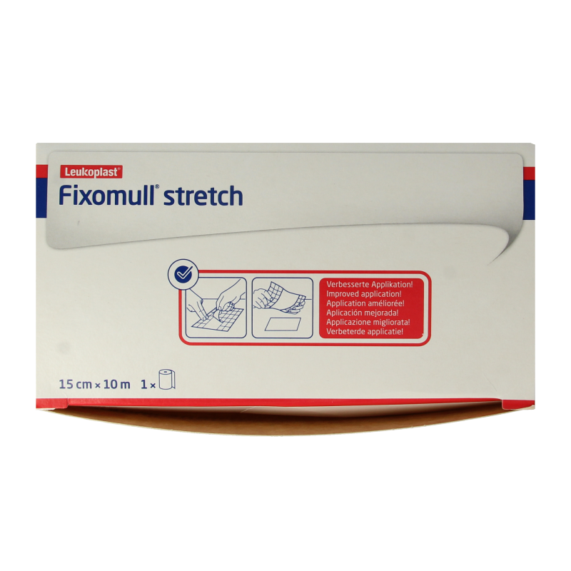 Fixomull Stretch 10m x 15cm 2038 1 Stuks