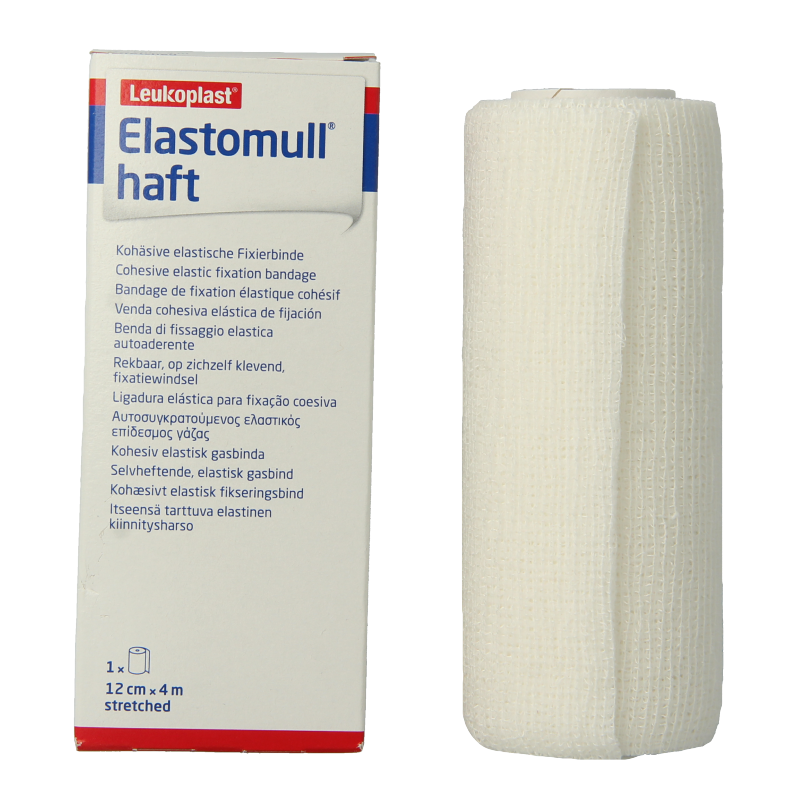 Elastomull Fixatiewindsel haft 4m x 12cm 45474 1 Stuks
