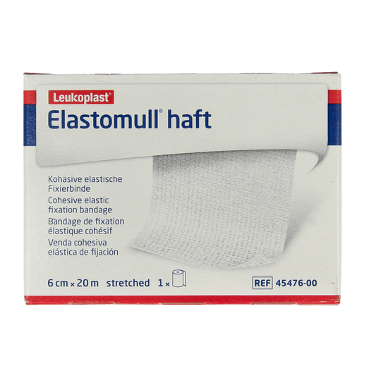 Elastomull Fixatiewindsel haft 20m x 6cm 45476 beige/wit 1 Stuks