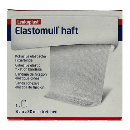 Elastomull Fixatiewindsel haft 20m x 8cm 45477 1.00 Stuks