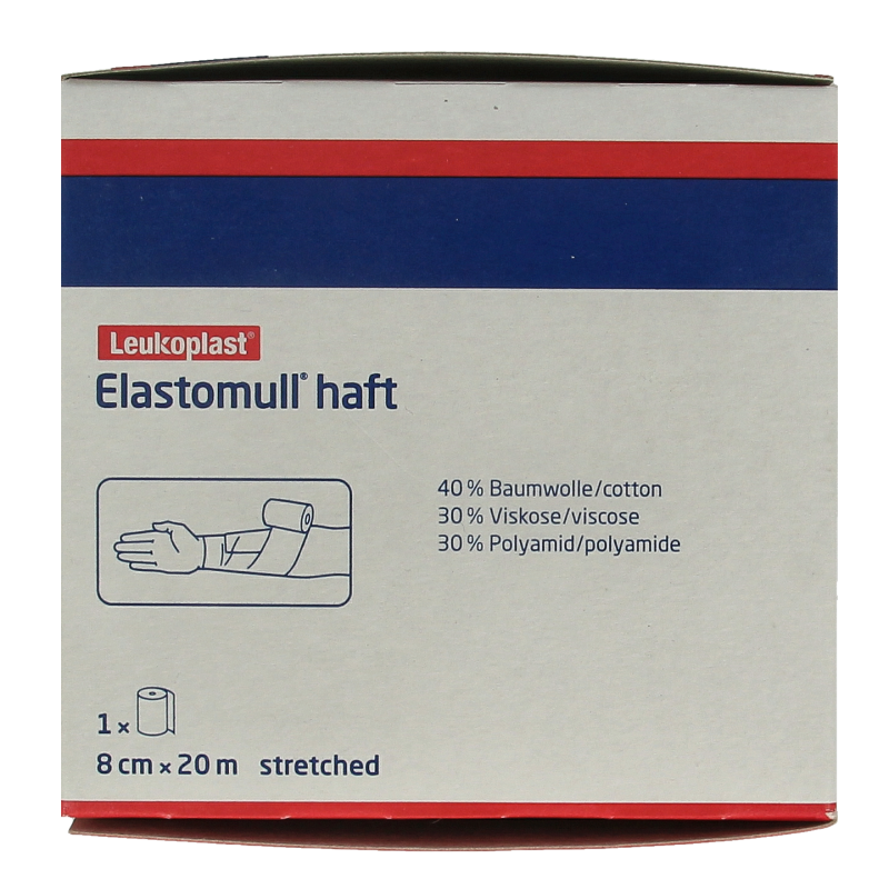 Elastomull Fixatiewindsel haft 20m x 8cm 45477 1 Stuks