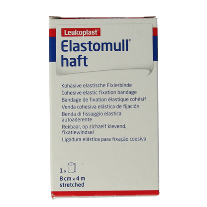 Elastomull Fixatiewindsel haft  4m x 8cm 45472 1.00 Stuks