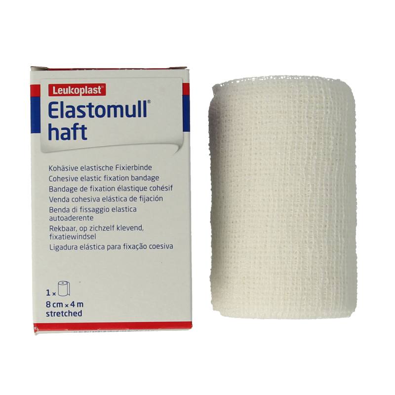 Elastomull Fixatiewindsel haft  4m x 8cm 45472 1 Stuks