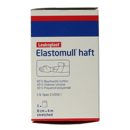 Elastomull Fixatiewindsel haft  4m x 8cm 45472 1.00 Stuks