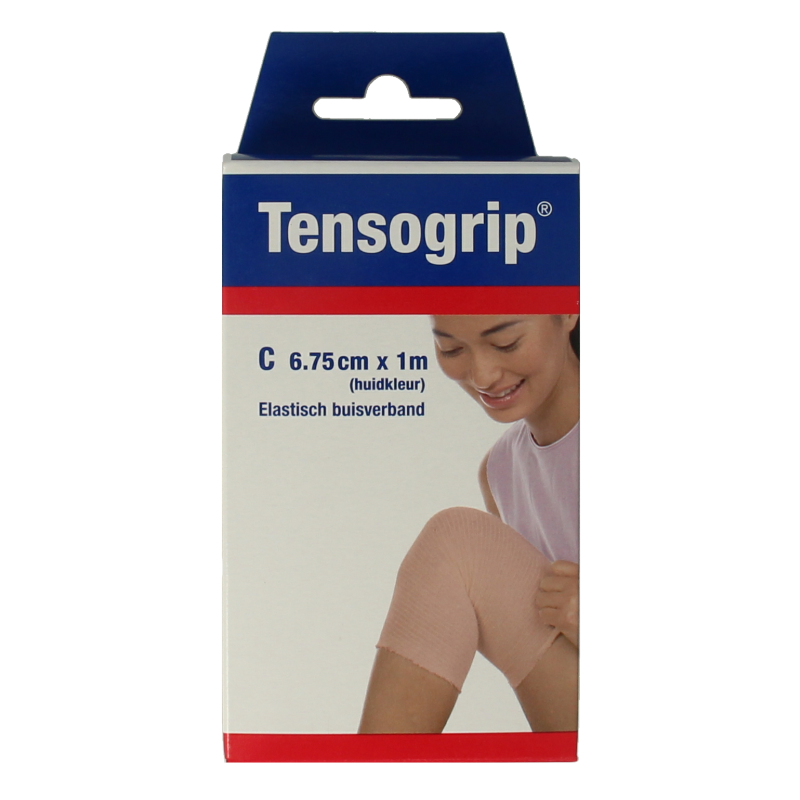 Tensogrip Elastisch buisverband C 1m x 6.75cm huidkleur 1 Stuks