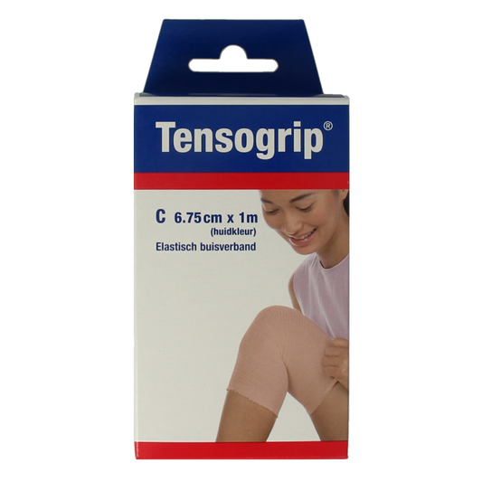 Tensogrip Elastisch buisverband C 1m x 6.75cm huidkleur 1 Stuks