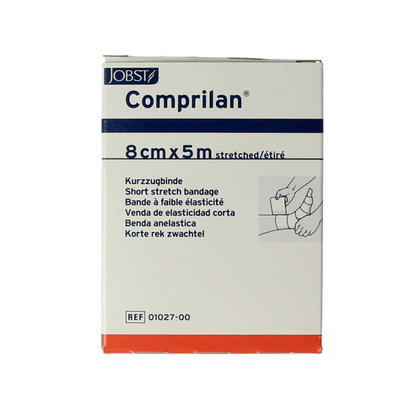 Comprilan Korte rek zwachtel 5m x 8cm 1.00 Stuks