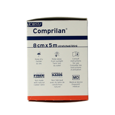 Comprilan Korte rek zwachtel 5m x 8cm 1 Stuks