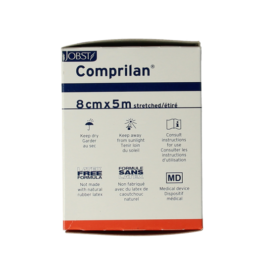 Comprilan Korte rek zwachtel 5m x 8cm 1 Stuks