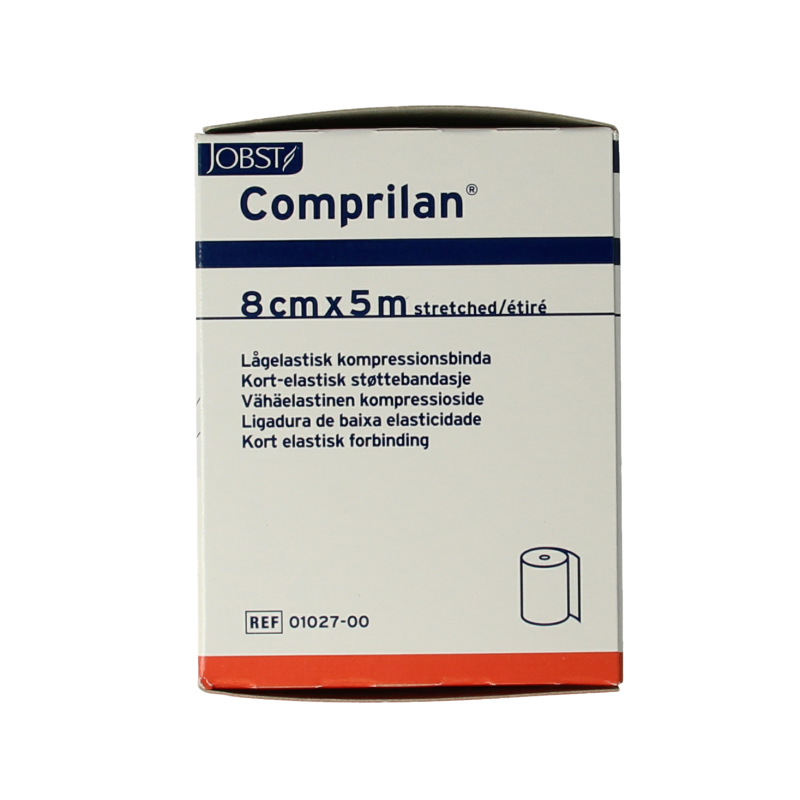 Comprilan Korte rek zwachtel 5m x 8cm 1 Stuks