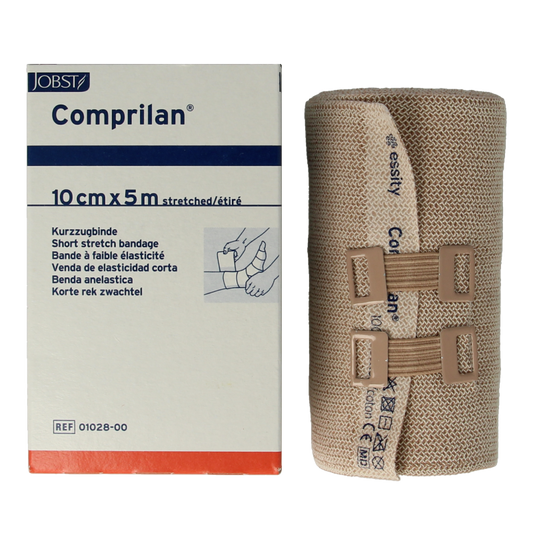 Comprilan Korte rek zwachtel 5m x 10cm 1 Stuks