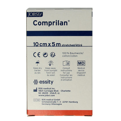 Comprilan Korte rek zwachtel 5m x 10cm 1.00 Stuks