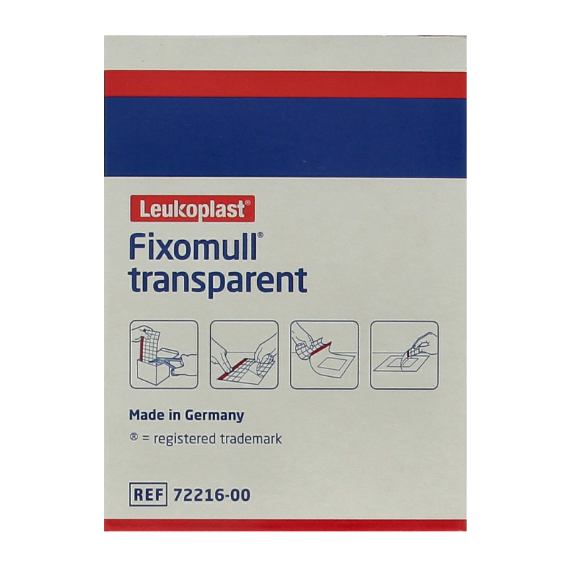 Fixomull Transparent 10m x 5cm 7221600  1 Stuks
