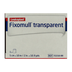 Fixomull Transparent 10m x 5cm 7221600  1.00 Stuks